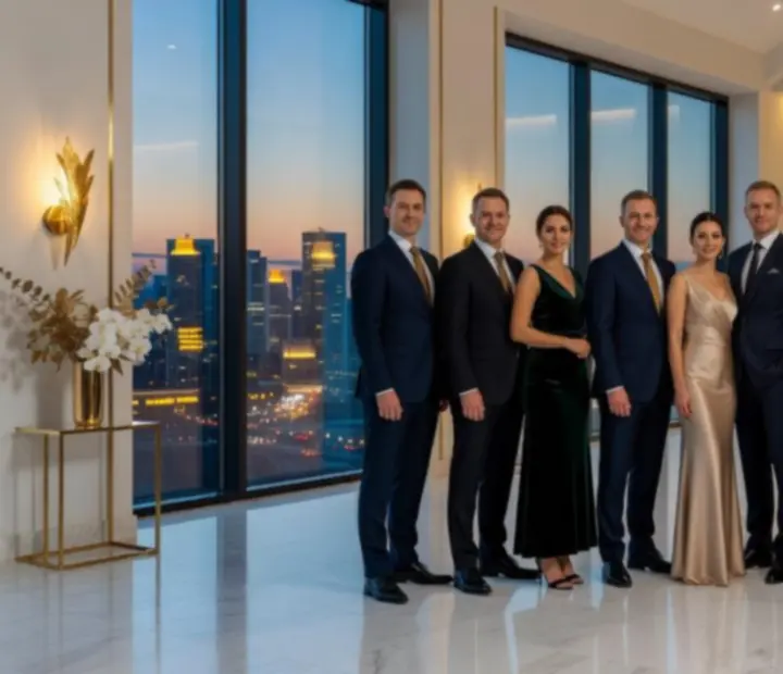 Tým Bohemoro při přípravě elegantní společenské akce