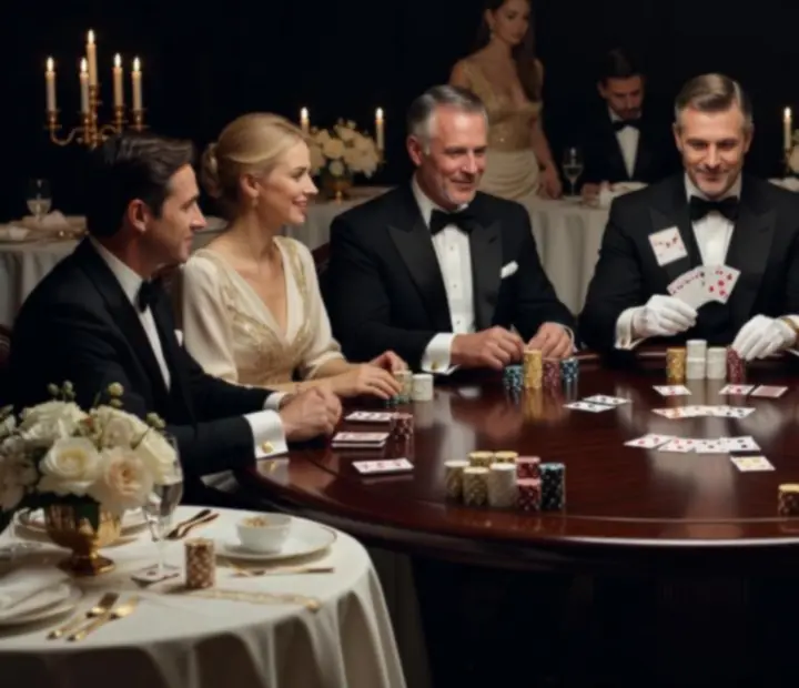 Luxusní pokerový večer v elegantním prostředí